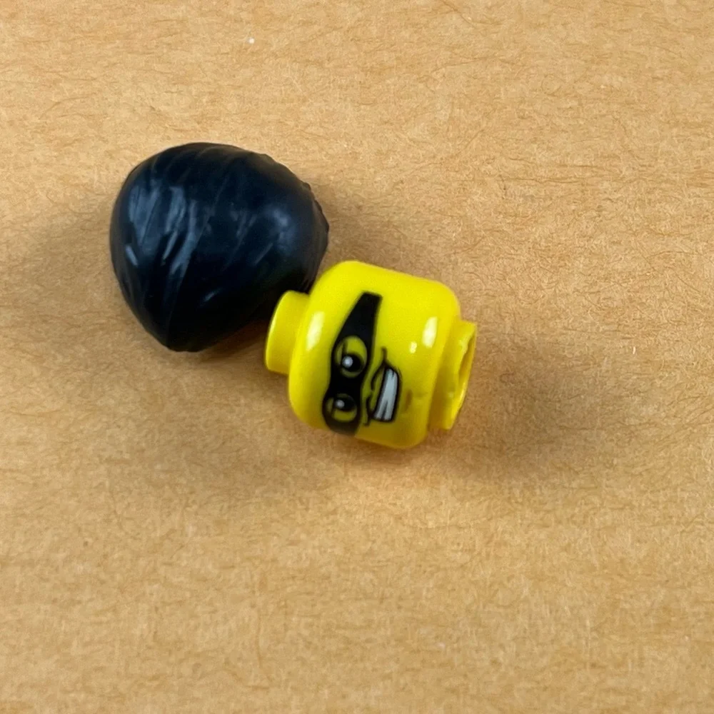 LEGO Cty 0475 City Bandit Mask City Town Police Minifigure 2”